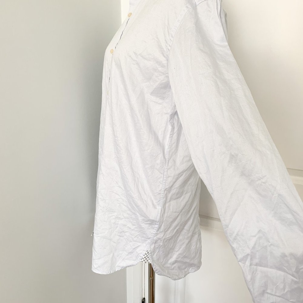 Ted Baker Light Blue Pinpoint Pattern Button Down… - image 2